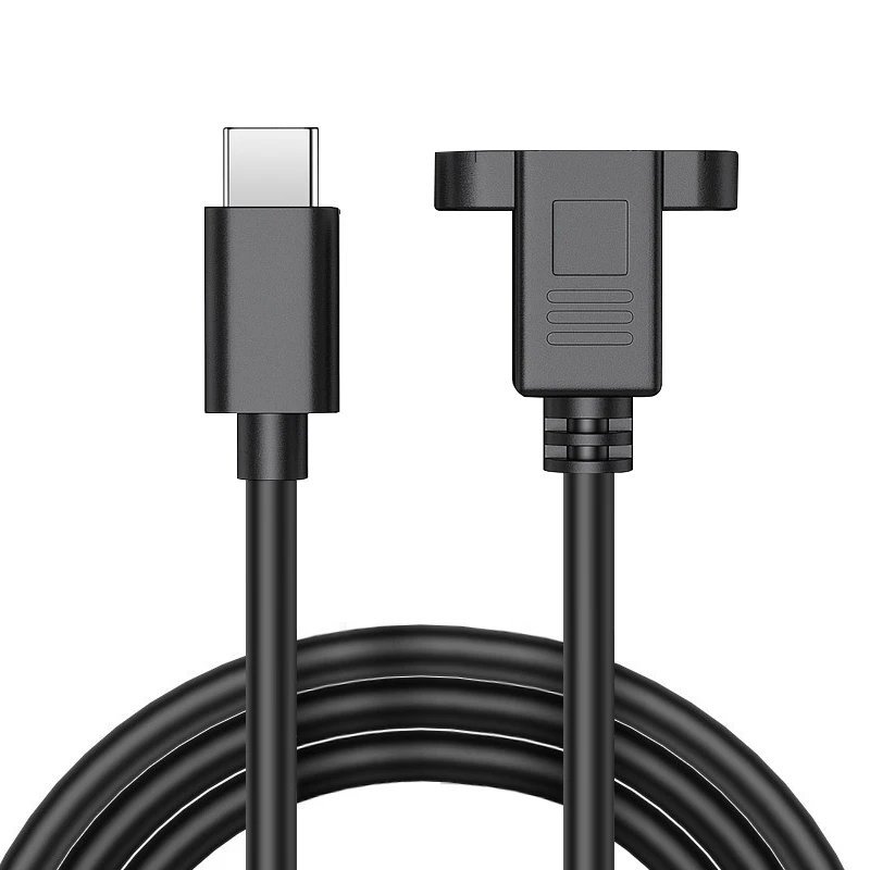 Data Line Docking Station Type C 3.1 Male To Female Extension Cable Cabos Cabo USB Kabel Charge Charging Cable With Panel Screw
Data Line Docking Station Type C 3.1 Male To Female Extension Cable Cabos Cabo USB Kabel Charge Charging Cable With Panel Screw