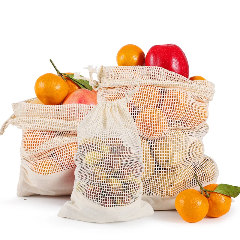 reusable cotton mesh produce bags washable and see through mesh grocery bags, Natural color
reusable cotton mesh produce bags washable and see through mesh grocery bags, Natural color