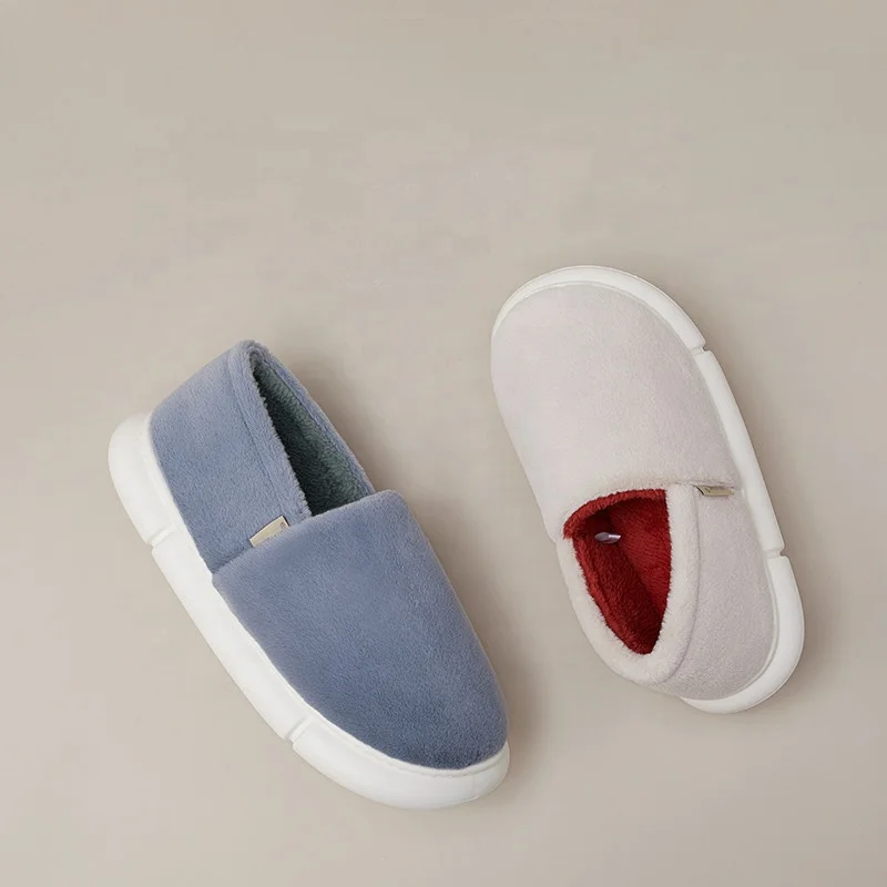 UTUNE Winter House Slippers Solid Color Plush Cotton Indoor Home Fur Plush Slippers For Men Women Couples, Multi-color
UTUNE Winter House Slippers Solid Color Plush Cotton Indoor Home Fur Plush Slippers For Men Women Couples, Multi-color
