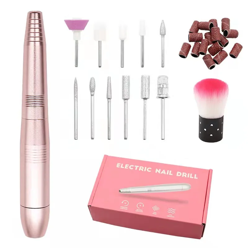 Portable Nail Drill Kit File Machine Pen Shape Professional High Speed Electric Nail Drill Set With Nail Drill Bits, Red/pink /rose gold/white
Portable Nail Drill Kit File Machine Pen Shape Professional High Speed Electric Nail Drill Set With Nail Drill Bits, Red/pink /rose gold/white