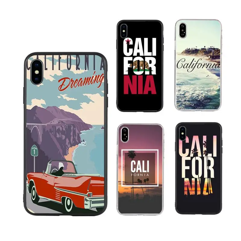 California Travel aesthetic hot selling cute Phone Case for iPhone X XR Xs Max 11 11Pro 11ProMax 12 12pro luxury fundas tpu etui, Black/transparent
California Travel aesthetic hot selling cute Phone Case for iPhone X XR Xs Max 11 11Pro 11ProMax 12 12pro luxury fundas tpu etui, Black/transparent
