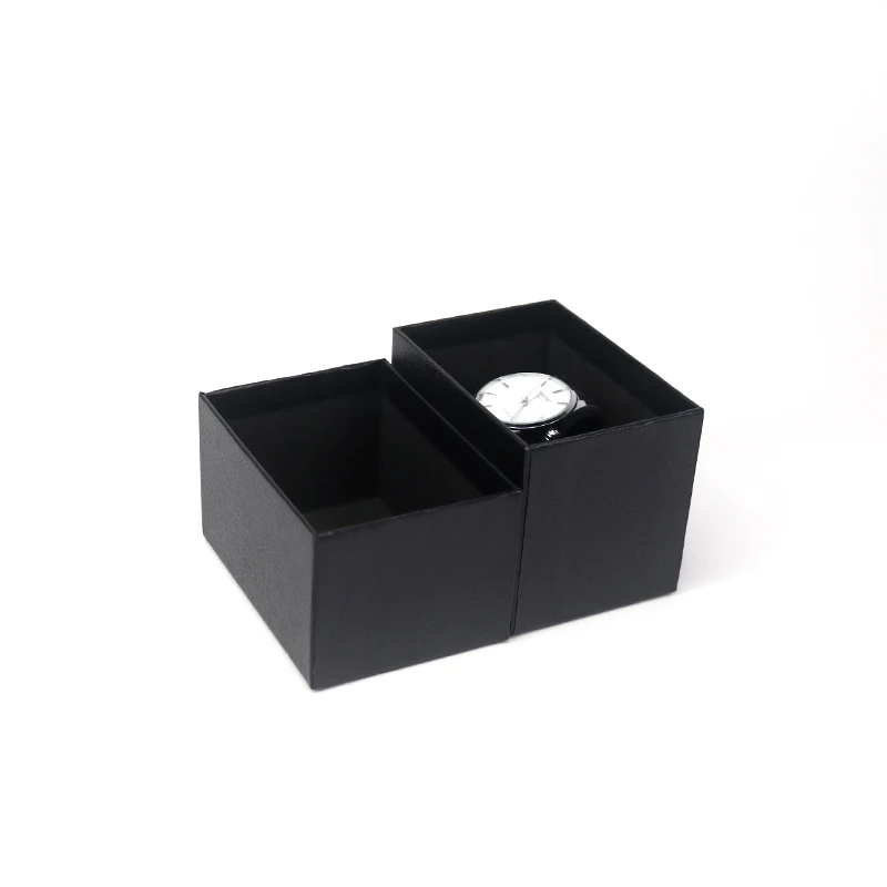 Factory Wholesale Price Enough Stock PU Leather Pillow Paper Cardboard Watch Boxes, Black
Factory Wholesale Price Enough Stock PU Leather Pillow Paper Cardboard Watch Boxes, Black