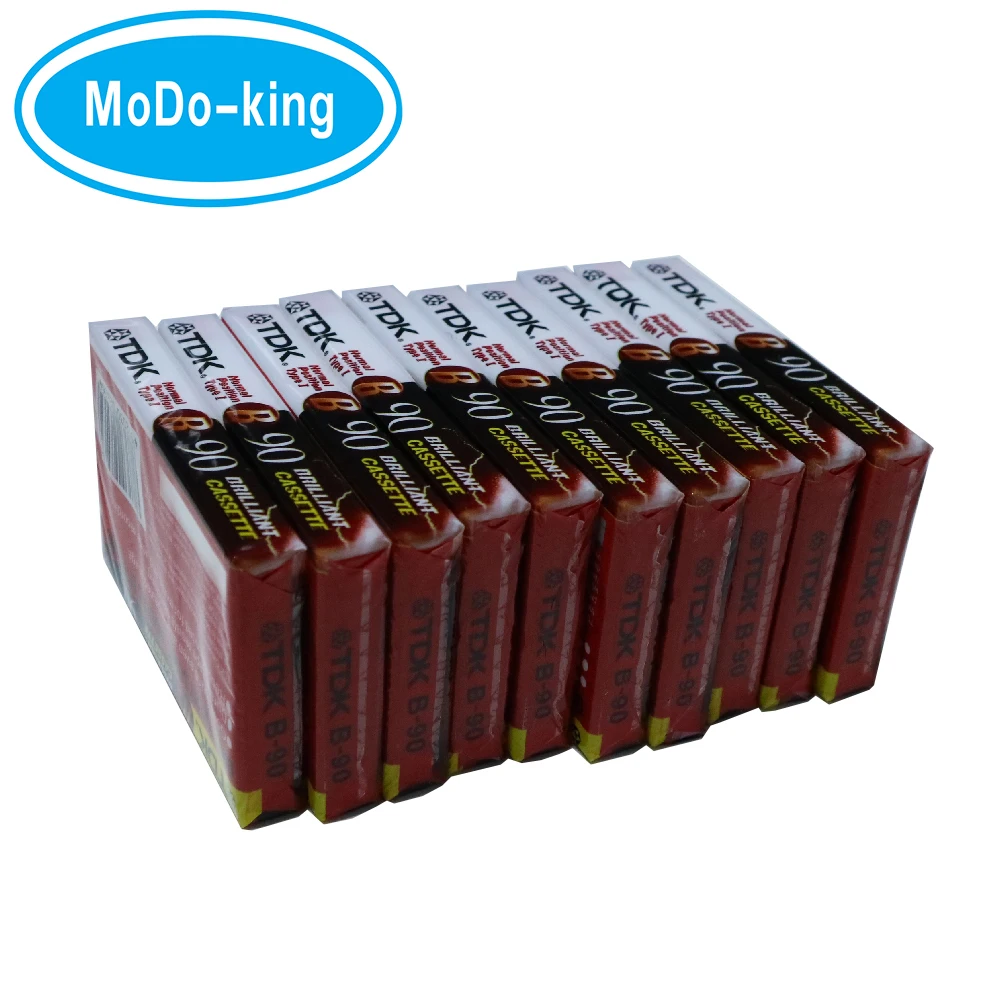 90 Minutes and 60Minutes TDK Blank Brilliant Cassette Tape with High Quality 10pcs/box Factory cassette tapes
90 Minutes and 60Minutes TDK Blank Brilliant Cassette Tape with High Quality 10pcs/box Factory cassette tapes