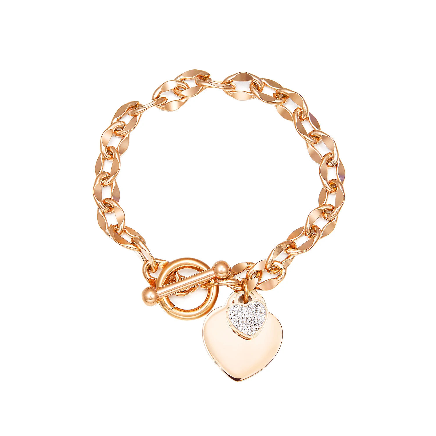 2021 Hot Popular Heart Shaped Bracelet Charm 316 Stainless Steel Bracelet for women Jewelry
2021 Hot Popular Heart Shaped Bracelet Charm 316 Stainless Steel Bracelet for women Jewelry
