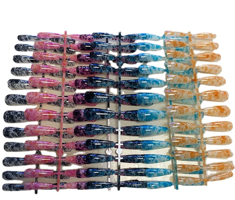 Long T-shaped ballet-nail marbling, ultra long fake nail super style nail slice, Multi color
Long T-shaped ballet-nail marbling, ultra long fake nail super style nail slice, Multi color