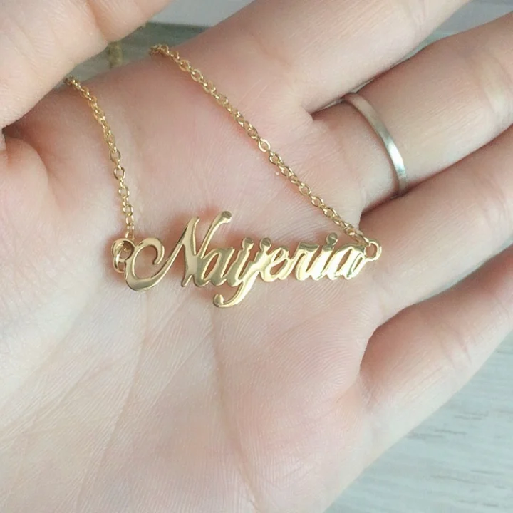Unique Design Personalized Necklace Name,14K Custom Name Necklace Stainless Steel Jewelry
Unique Design Personalized Necklace Name,14K Custom Name Necklace Stainless Steel Jewelry