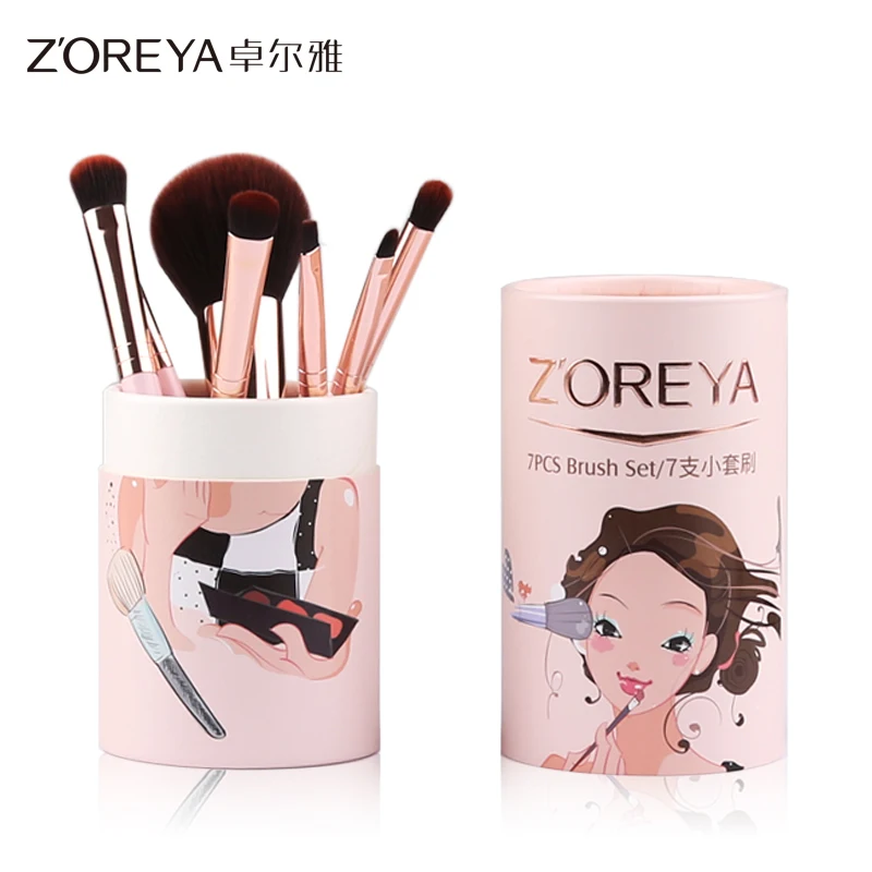 2020 New Custom Make Up Brushes Set 7 Pieces Beauty Brushes cosmetic kits for women Girl wood Handle pinceaux maquillage
2020 New Custom Make Up Brushes Set 7 Pieces Beauty Brushes cosmetic kits for women Girl wood Handle pinceaux maquillage