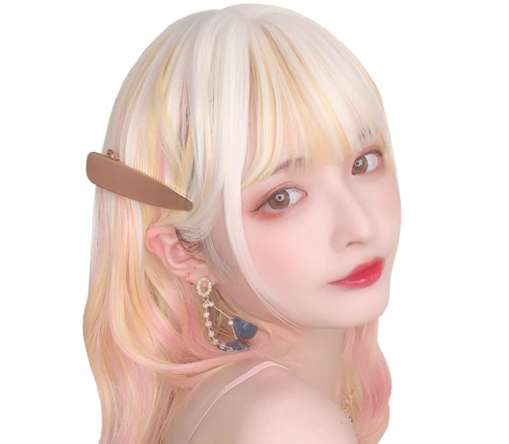 Candy Color Pink Yellow Long Curly Lolita Wig Natural Hot Gradient Daily Sweet Cute Princess Girls Cosplay Party Wigs, Pic showed
Candy Color Pink Yellow Long Curly Lolita Wig Natural Hot Gradient Daily Sweet Cute Princess Girls Cosplay Party Wigs, Pic showed