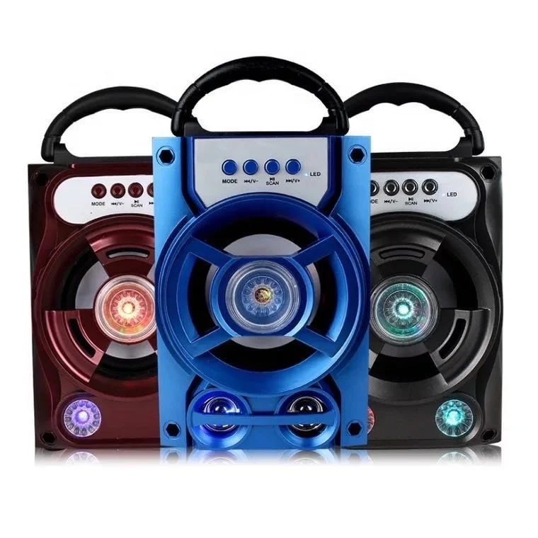 B16 Portable Speaker Support TF Card FM Radio Wireless Sound System Bass Stereo Outdoor Blue tooth Speaker with LED Light
B16 Portable Speaker Support TF Card FM Radio Wireless Sound System Bass Stereo Outdoor Blue tooth Speaker with LED Light