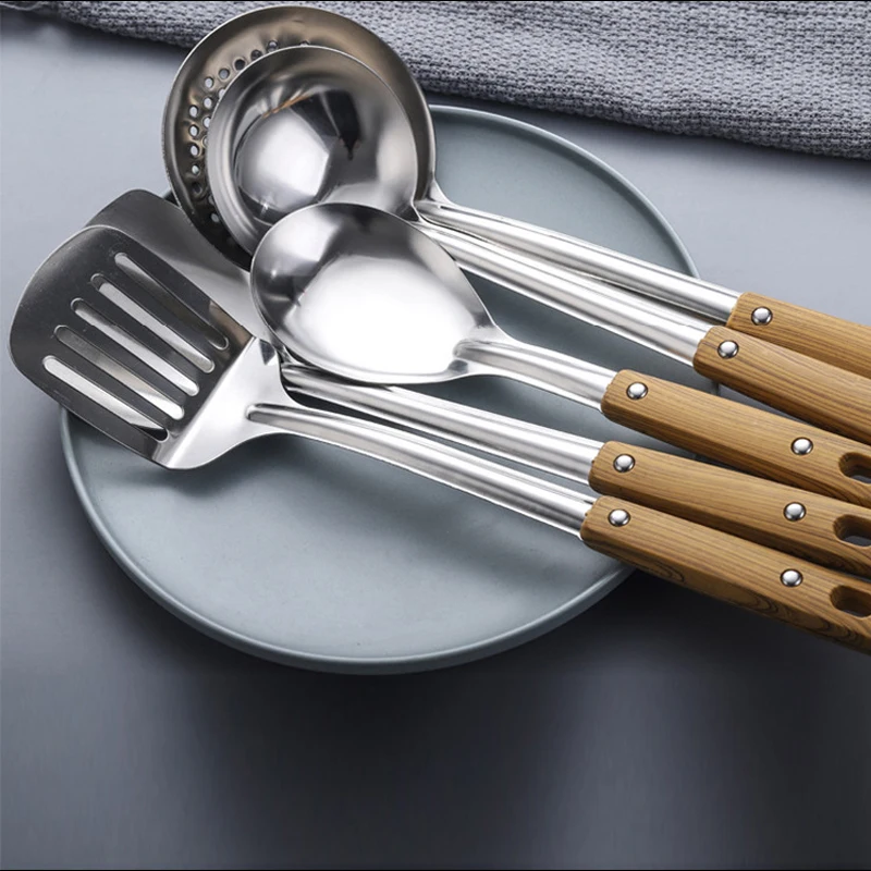 Wholesale 5 Pcs Non Stick Copper Cooking Stainless Steel Kitchen Utensils Set With Spoon Spatula Ladles
Wholesale 5 Pcs Non Stick Copper Cooking Stainless Steel Kitchen Utensils Set With Spoon Spatula Ladles