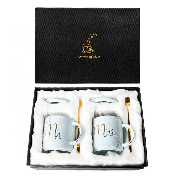 ceramic coffee mug set with gift box