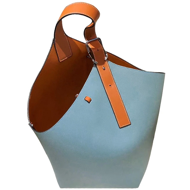 2021 leather women's bag Korean version versatile high capacity Tote Bag single shoulder portable bucket bag, Customizable
2021 leather women's bag Korean version versatile high capacity Tote Bag single shoulder portable bucket bag, Customizable