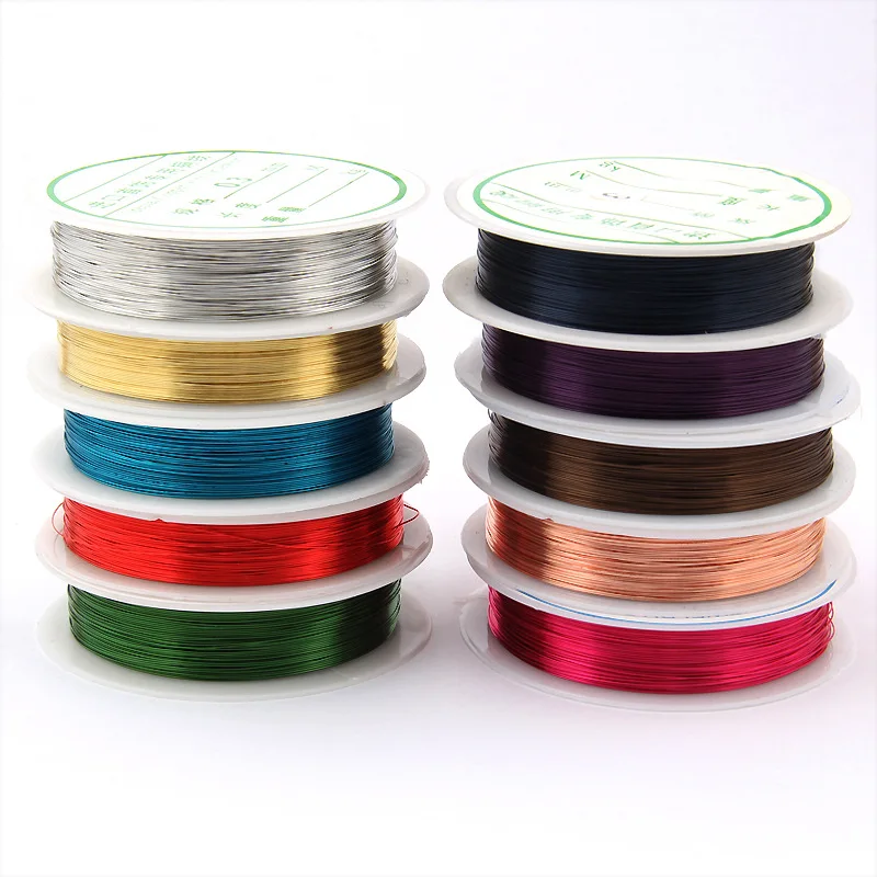 colors 15m Silver Gold Plated Copper Wire Beads Wire For DIY Jewelry Findings Craft Making Accessories, Multi colors
colors 15m Silver Gold Plated Copper Wire Beads Wire For DIY Jewelry Findings Craft Making Accessories, Multi colors
