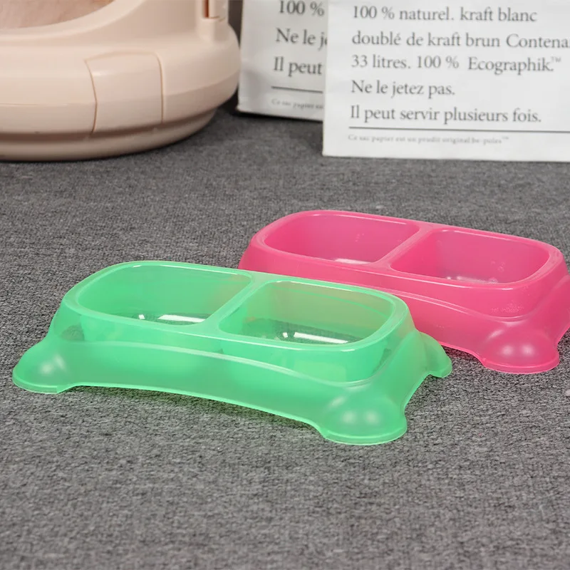 Multifunctional Pet Plastic Pp Transparent Double Bowl Thickened Non-slip Dog Square Bowl, Picture showed
Multifunctional Pet Plastic Pp Transparent Double Bowl Thickened Non-slip Dog Square Bowl, Picture showed