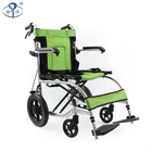 Manual lightweight folding wheelchair for hospital