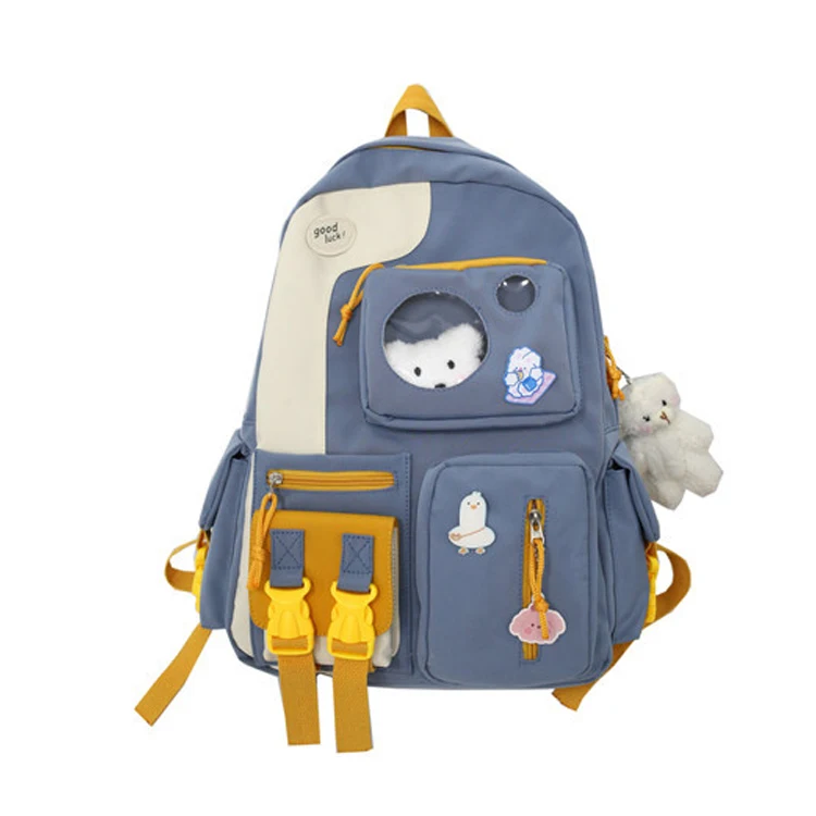 Student schoolbag escolares high quality travel waterproof backpack school bags for girls, Customized color
Student schoolbag escolares high quality travel waterproof backpack school bags for girls, Customized color