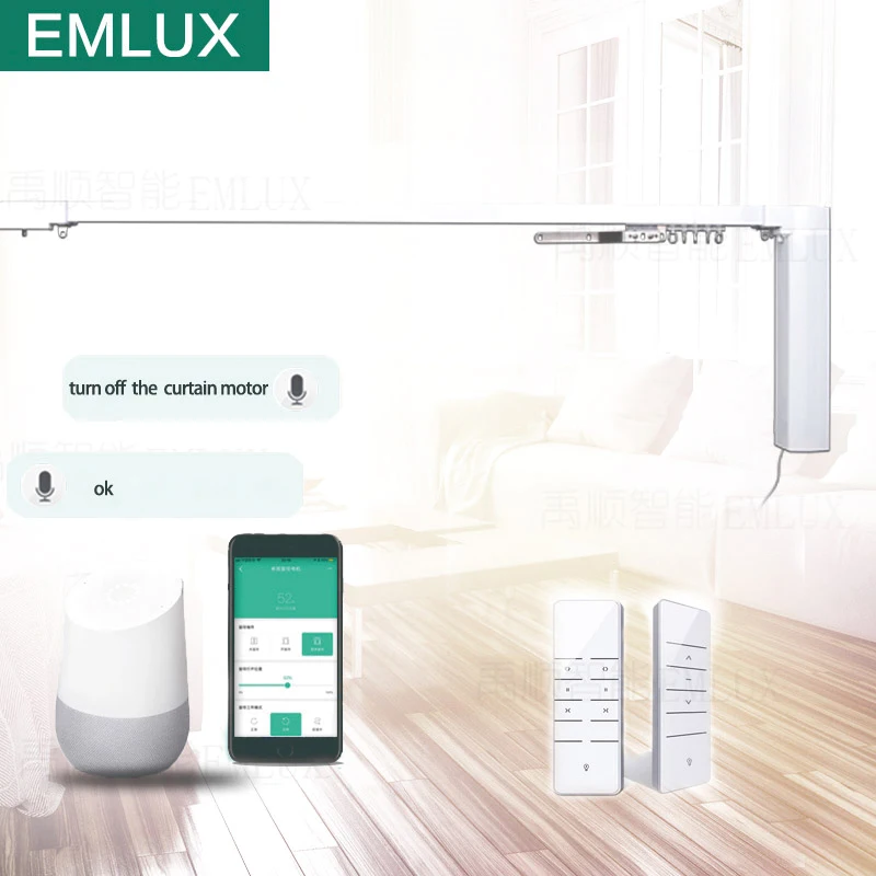 Motorized Curtain Rod with Brand Automatic Motorized Curtain Motor For Automation System, White
Motorized Curtain Rod with Brand Automatic Motorized Curtain Motor For Automation System, White