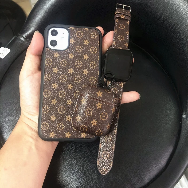 designer brand luxury leather for iphone 13 pro max phone case for apple watch band for airpods 2 pro case set
designer brand luxury leather for iphone 13 pro max phone case for apple watch band for airpods 2 pro case set