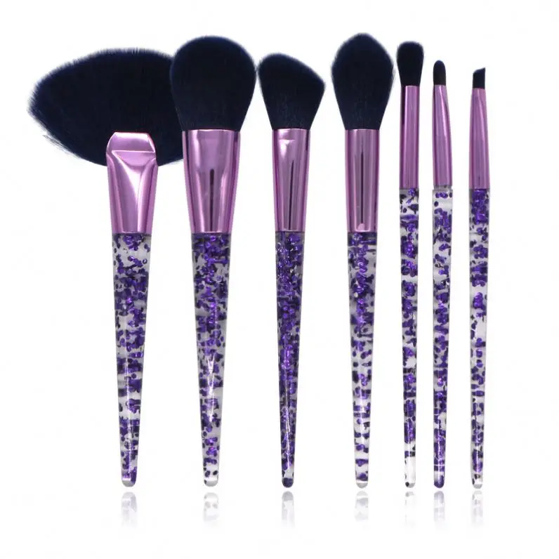 Hot Selling Purple Makeup Brush Set 7pcs Diamond and Pearl Makeup Set Brushes, Customized color
Hot Selling Purple Makeup Brush Set 7pcs Diamond and Pearl Makeup Set Brushes, Customized color
