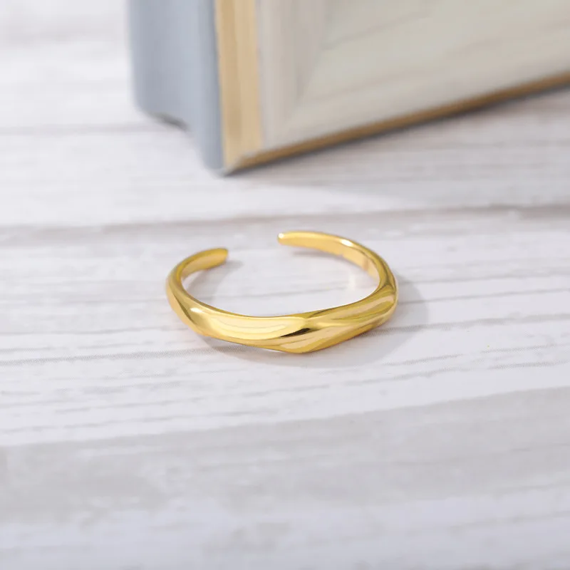 anelli 2021 gold plated rings stainless steel adjustable rings Personality Simple Stainless Steel Rings For Women
anelli 2021 gold plated rings stainless steel adjustable rings Personality Simple Stainless Steel Rings For Women