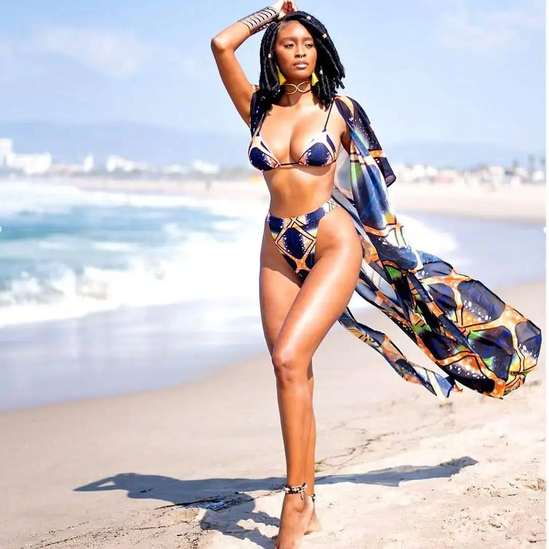 Fashion Summer 2021 wholesale ladies 3 piece designer bathing suits women sexy beach cover up with bikini swimwear, Color as picture
Fashion Summer 2021 wholesale ladies 3 piece designer bathing suits women sexy beach cover up with bikini swimwear, Color as picture