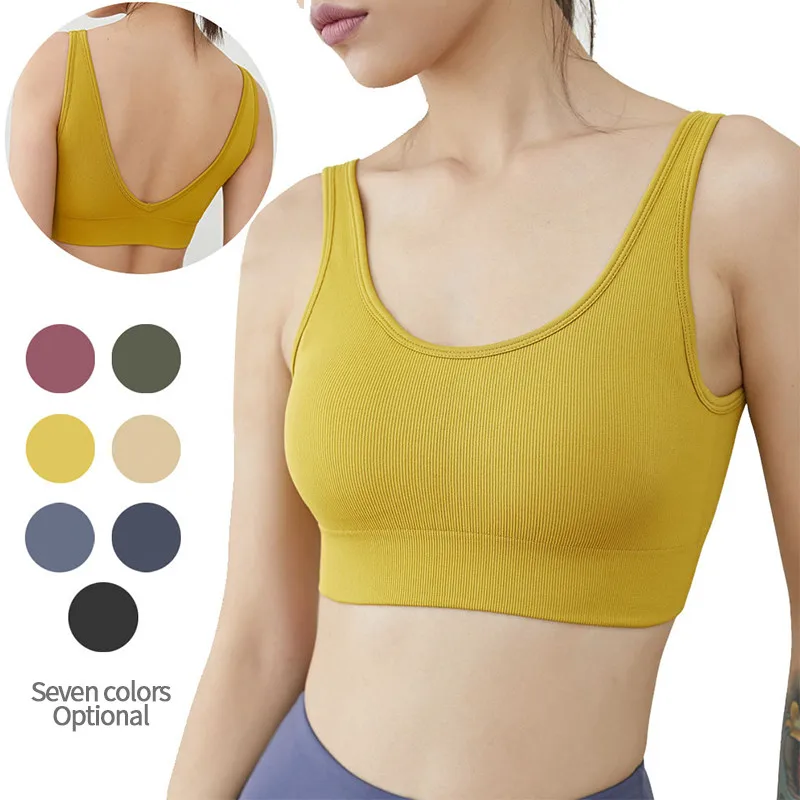 Screw Thread Sports V-back sling chest Beautiful Back women Wireless chest wrap women seamless tude top, Pictures
Screw Thread Sports V-back sling chest Beautiful Back women Wireless chest wrap women seamless tude top, Pictures
