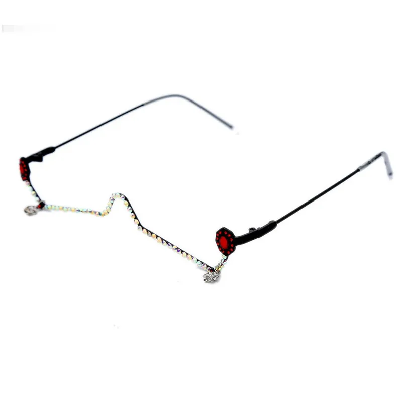 High Fashion Handmade Quality No Lens Luxury Jewelry Sunglasses Eyewear for 2021
High Fashion Handmade Quality No Lens Luxury Jewelry Sunglasses Eyewear for 2021