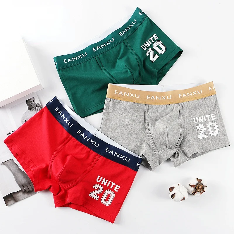 New trend letter belt men's briefs cotton sports personality boxer briefs comfortable breathable men's boxer briefs
New trend letter belt men's briefs cotton sports personality boxer briefs comfortable breathable men's boxer briefs