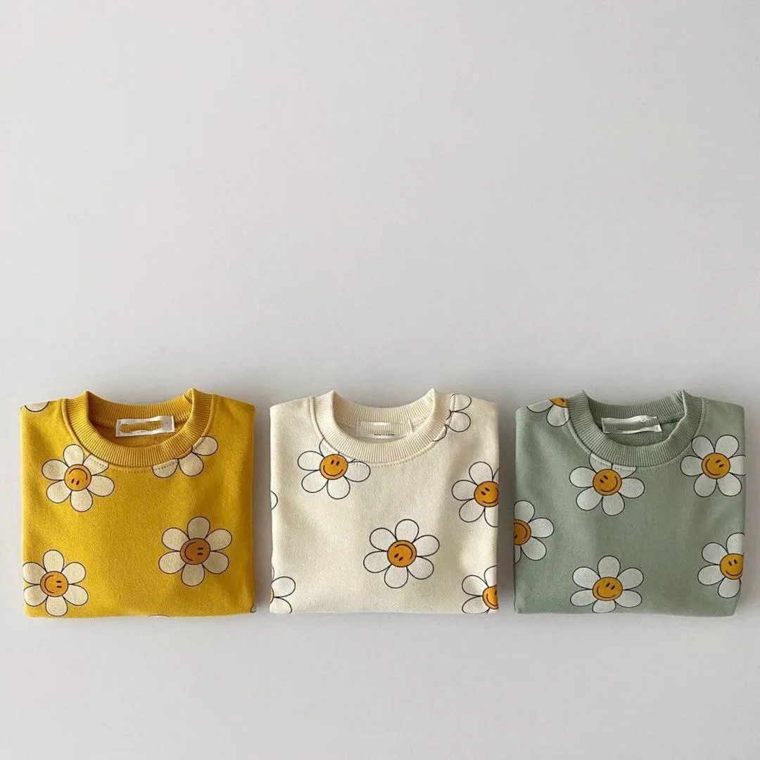 Autumn Baby Girl Long Sleeve Sweatshirt For Newborn Cute Flower Print Sweatshirt Newborn Tops Infant Fashion Cartoon Clothes
Autumn Baby Girl Long Sleeve Sweatshirt For Newborn Cute Flower Print Sweatshirt Newborn Tops Infant Fashion Cartoon Clothes