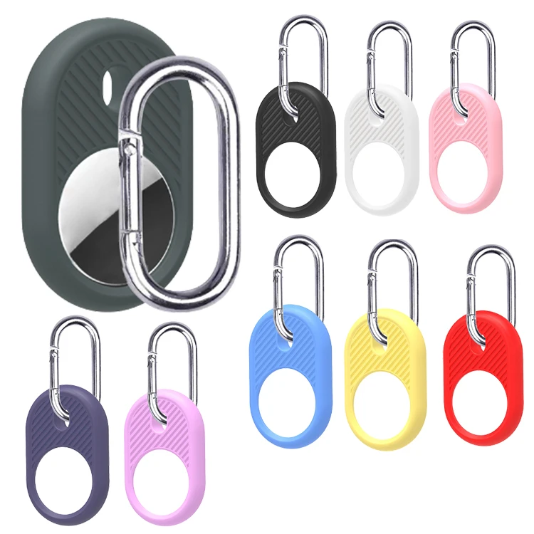 New With Carabiner Anti-scratch Anti-lost Protective Keychain Silicone Case For Air Tag, Multiple colors
New With Carabiner Anti-scratch Anti-lost Protective Keychain Silicone Case For Air Tag, Multiple colors