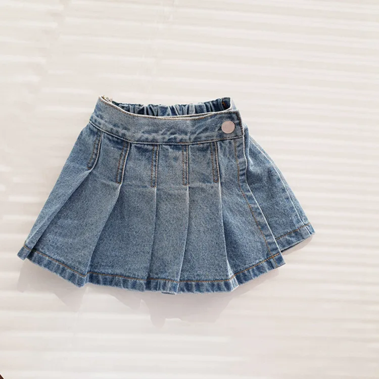 good supplier pleated designer RTS girls jean skirt high quality little girl denim skirt Baby Skirt
good supplier pleated designer RTS girls jean skirt high quality little girl denim skirt Baby Skirt