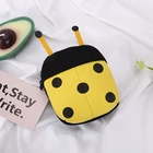 Canvas Bag Coin Coin Bag Insect Oval Change Canvas Bag Student Storage Mini Bag Coin Small Makeup Bag Unisex