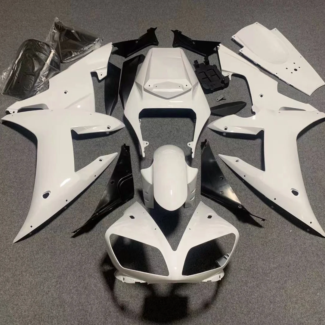 2021 WHSC ABS Plastic Fairing Kit For YAMAHA R1 2002-2003 White, Pictures shown 
2021 WHSC ABS Plastic Fairing Kit For YAMAHA R1 2002-2003 White, Pictures shown