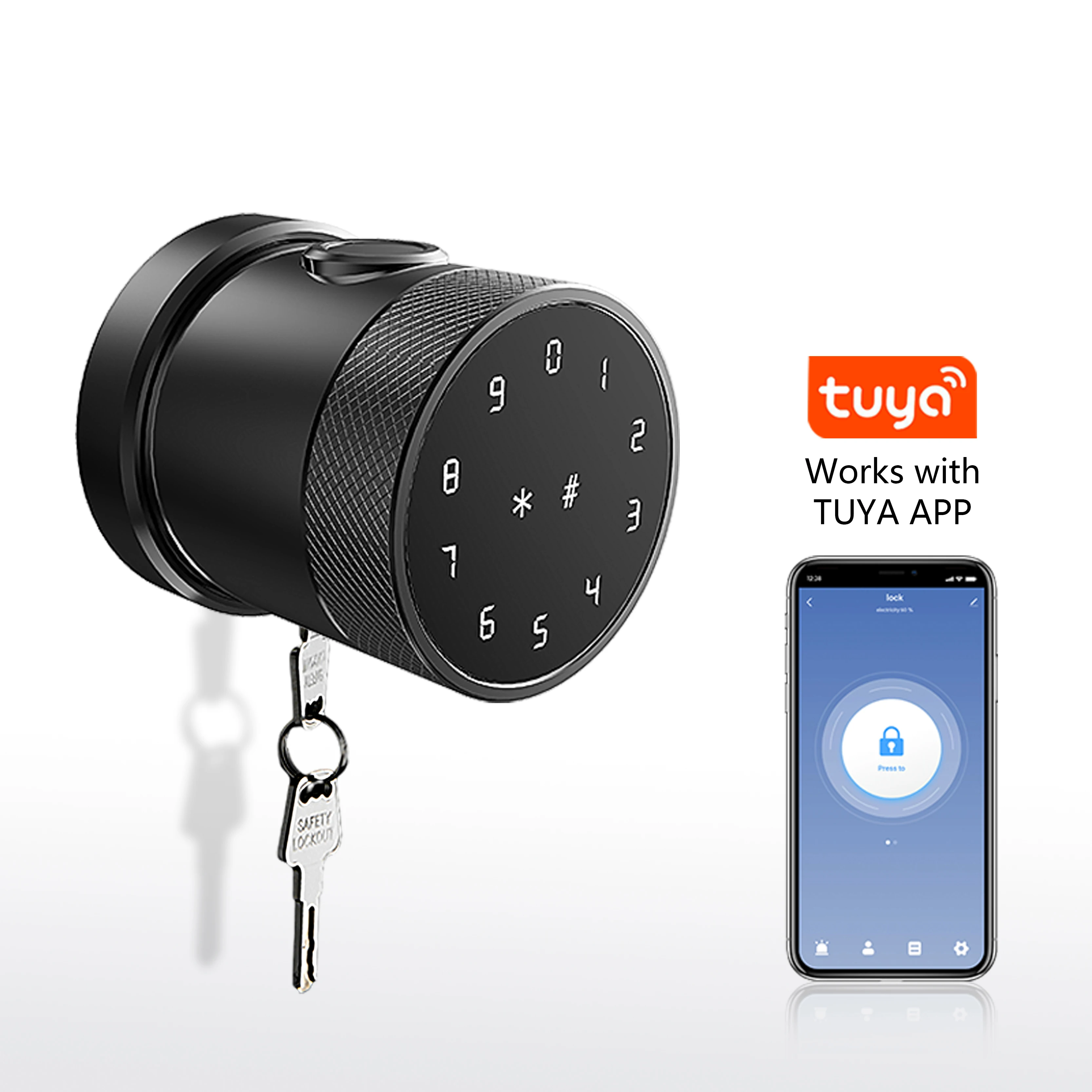 Custom Wireless Digital Electronic Fingerprint Wifi Door Lock with Tuya Smart Life APP
Custom Wireless Digital Electronic Fingerprint Wifi Door Lock with Tuya Smart Life APP