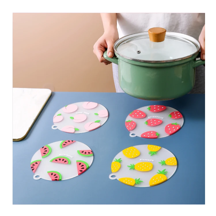 Heat resistant kitchen pvc fruit rubber round tea cup mat custom silicone mat kids drink coaster, Customized color
Heat resistant kitchen pvc fruit rubber round tea cup mat custom silicone mat kids drink coaster, Customized color