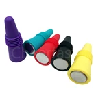 Customized Package cone wine bottle stopper and color Silicone wine stopper