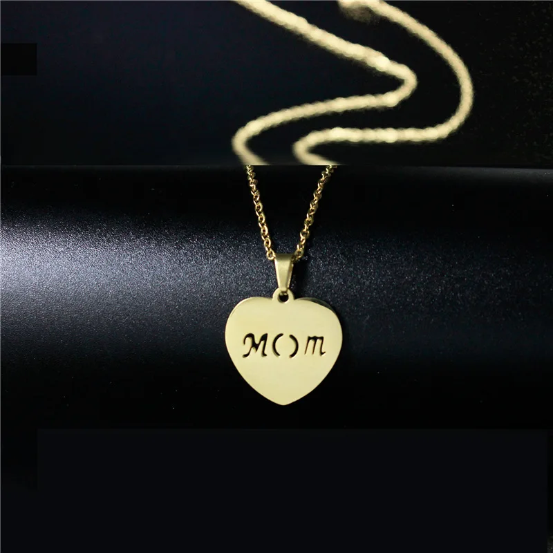 Mother's Day Mom Letter Pendant Jewelry For Women Stainless Steel Choker Personality Gift 18K Gold Necklace, Picture
Mother's Day Mom Letter Pendant Jewelry For Women Stainless Steel Choker Personality Gift 18K Gold Necklace, Picture