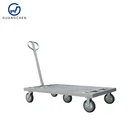 Super load 1ton hand truck metal heavy duty trolley iron platform lorry workshop trolley cart
