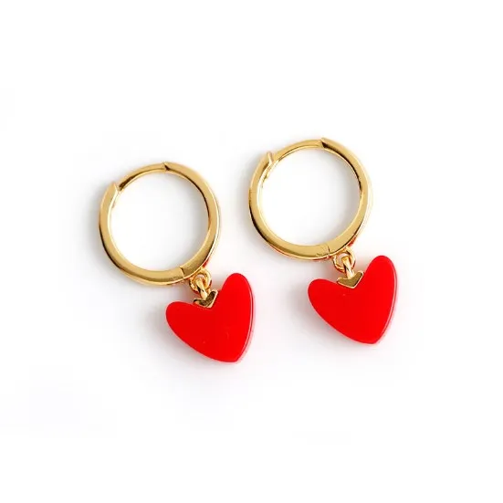 2021 S925 Sterling Silver Heart Earrings Red Heart Hoop Earrings Fashion Jewelry Factory
2021 S925 Sterling Silver Heart Earrings Red Heart Hoop Earrings Fashion Jewelry Factory