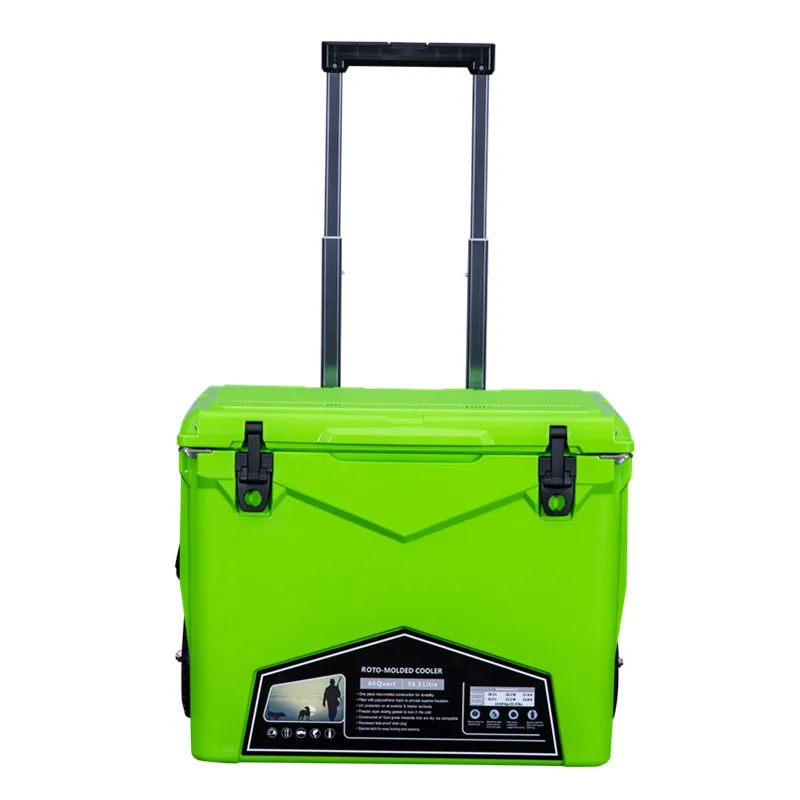Ship from US New Design towable rotomoulded ice cooler 60qt insulated cooler box for fishing, Desert camo
Ship from US New Design towable rotomoulded ice cooler 60qt insulated cooler box for fishing, Desert camo