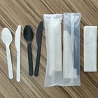 Bio Degradable Coffee Spoon Plastic And Knife Compostable Cutlery