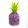 High-end Dream Amethyst Crystal Pineapple Healing Stones Decorations Home