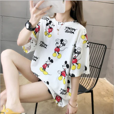 2021 new short sleeve T-shirt loose Mickey student women's Short Sleeve T-Shirt, Pictures shown
2021 new short sleeve T-shirt loose Mickey student women's Short Sleeve T-Shirt, Pictures shown