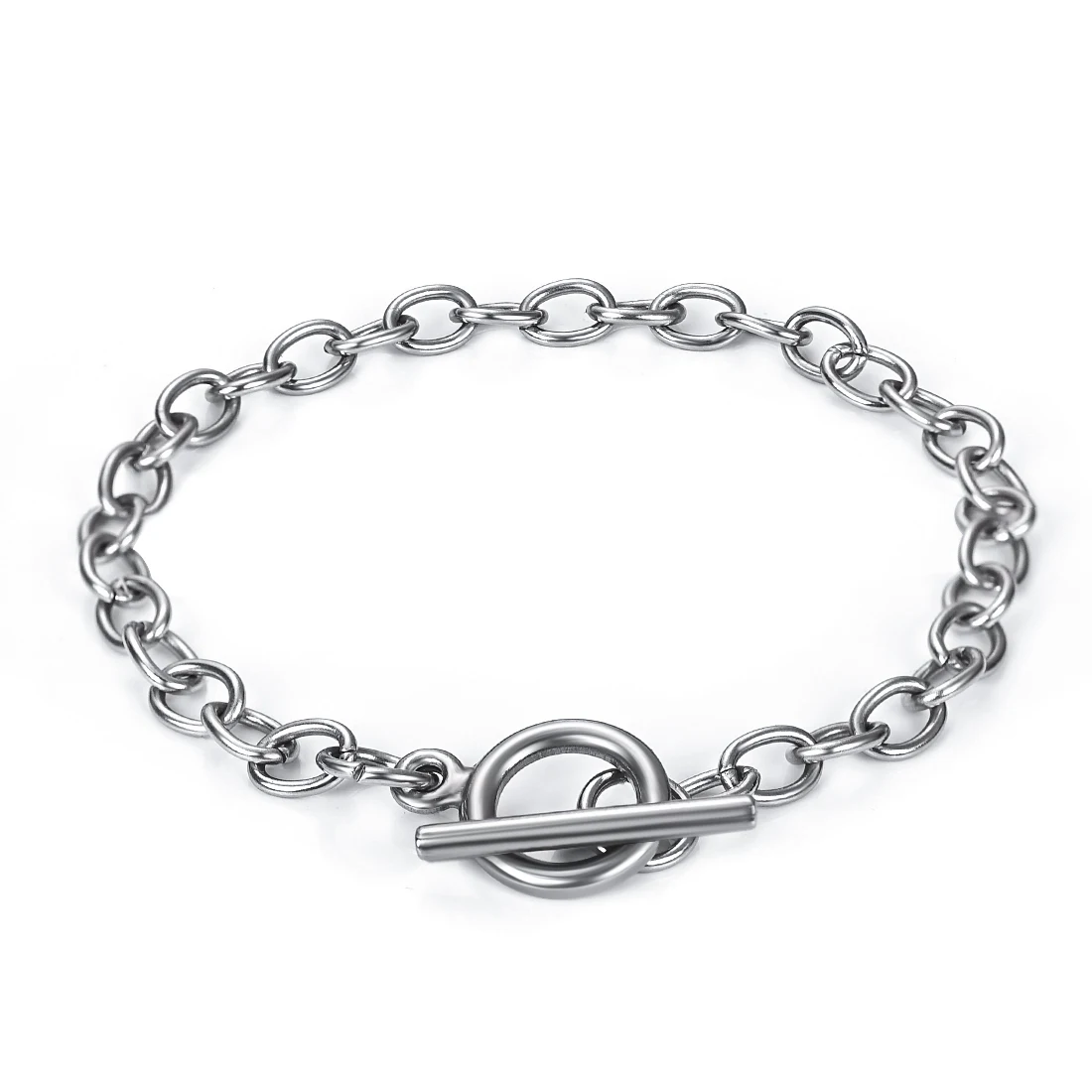 Aibeads Chain Stainless Steel Bracelets Link Chains with Toggle Clasp Bracelet Jewelry Making Birthday Christmas Gift, Silver
Aibeads Chain Stainless Steel Bracelets Link Chains with Toggle Clasp Bracelet Jewelry Making Birthday Christmas Gift, Silver