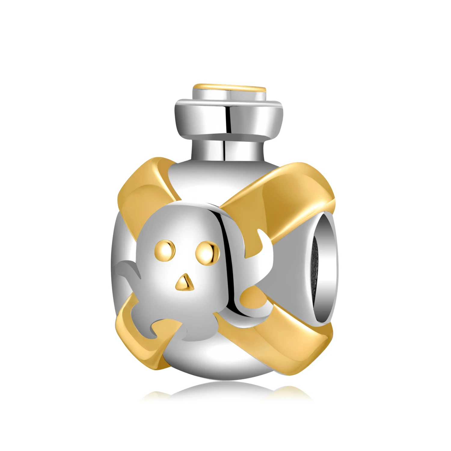 925 Sterling Silver Gold Plating Potion Bottle Beads Charms Fit European Original Pendant Bracelets Jewelry for Women DIY Making
925 Sterling Silver Gold Plating Potion Bottle Beads Charms Fit European Original Pendant Bracelets Jewelry for Women DIY Making