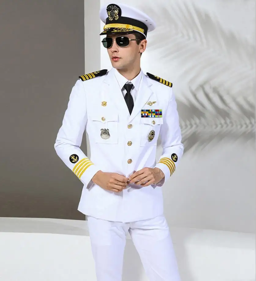 Factory Design High Quality United StatesRoyal Navy Military Dress Uniforms, White ,custom color
Factory Design High Quality United StatesRoyal Navy Military Dress Uniforms, White ,custom color