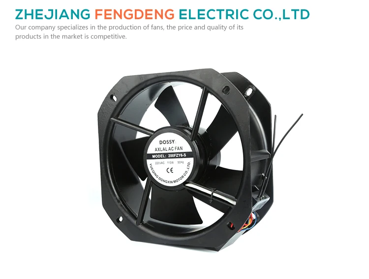 Metal Blades Axial Fan, 225mm, 110, Electric - detail 4