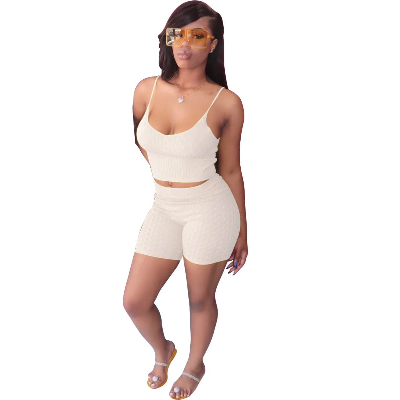 2021 New Summer Women Sport Tracksuit Lounge Wear Crop Top Biker Shorts Set 2 Piece Sets Women Clothing Outfits Ensemble Femme, Picture color
2021 New Summer Women Sport Tracksuit Lounge Wear Crop Top Biker Shorts Set 2 Piece Sets Women Clothing Outfits Ensemble Femme, Picture color