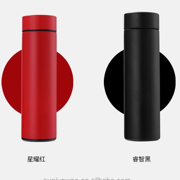 XIMAO LED Temperature Display 304 stainless steel intelligent thermos Portable Vacuum Flasks smart water bottle
XIMAO LED Temperature Display 304 stainless steel intelligent thermos Portable Vacuum Flasks smart water bottle