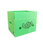 Customized Folded Corrugated PP plastic coroplast sheets box